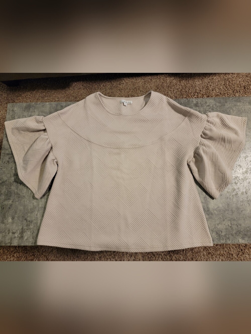 See And Be Seen Clay Colored Top Size Medium
